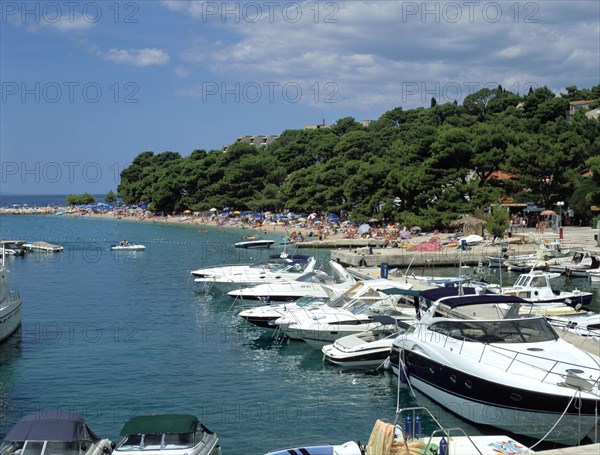 Brela, Makarska riviera, Croatia.