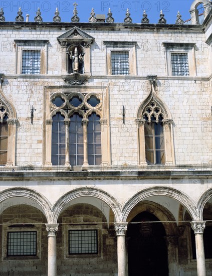 Sponza Palace, Dubrovnik, Croatia.