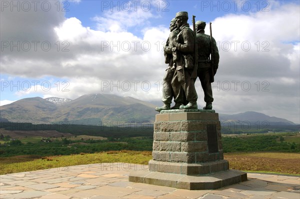 Commando Memorial, Spean Bridge, Highland, Scotland.