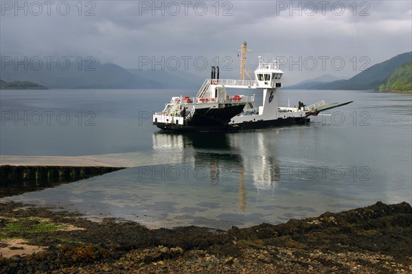 Corran Ferry, Loch Linnhe, Highland, Scotland.