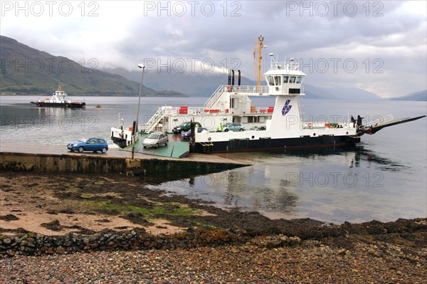 Corran Ferry, Loch Linnhe, Highland, Scotland.