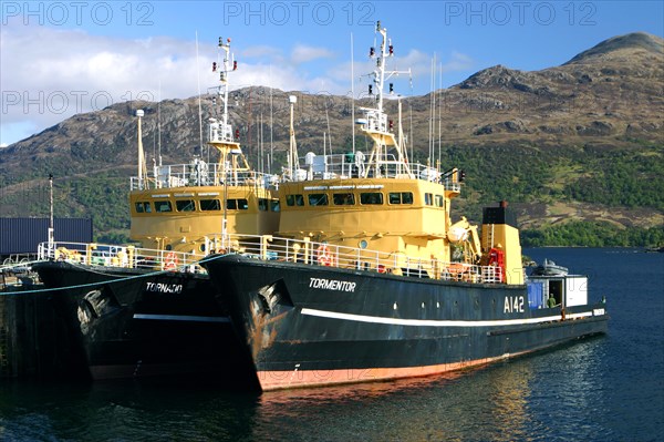 Boats, Kyle of Lochalsh, Highland, Scotland.