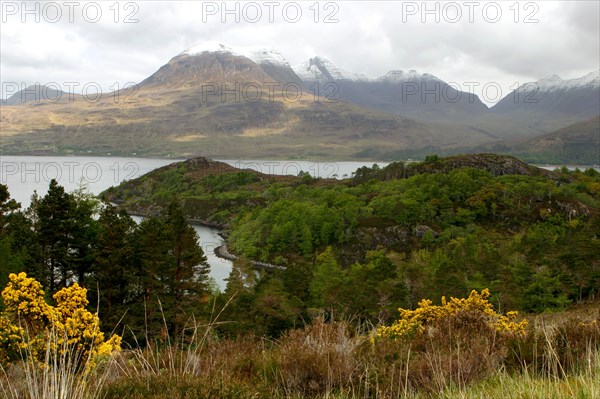 Loch Torridon and the Torridon Hills, Highland, Scotland.