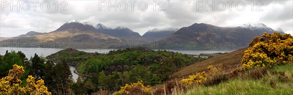 Loch Torridon and the Torridon Hills, Highland, Scotland.