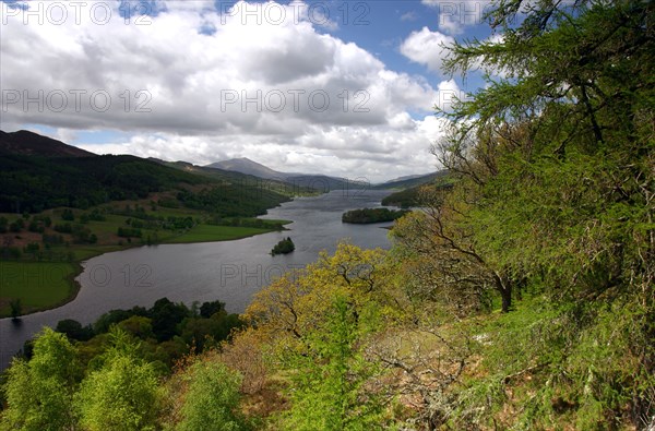 Queen's View, Loch Tummel, Perth and Kinross, Scotland.