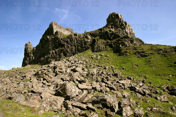 Quiraing, Isle of Skye, Highland, Scotland.