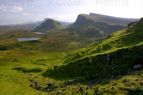 Quiraing, Isle of Skye, Highland, Scotland.