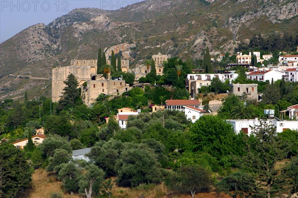 Village and abbey of Bellapais, North Cyprus.