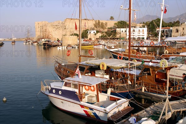 Harbour and castle, Kyrenia (Girne), North Cyprus.