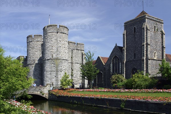 West Gate Towers, Canterbury, Kent.