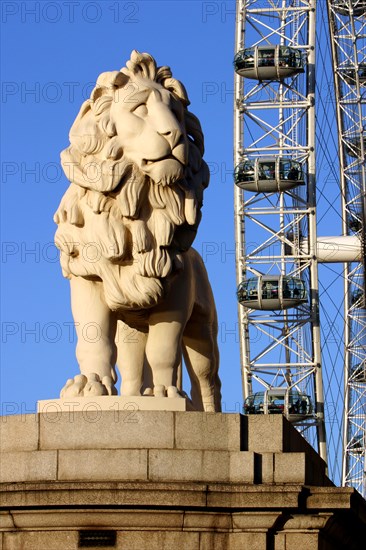 South Bank Lion, London.