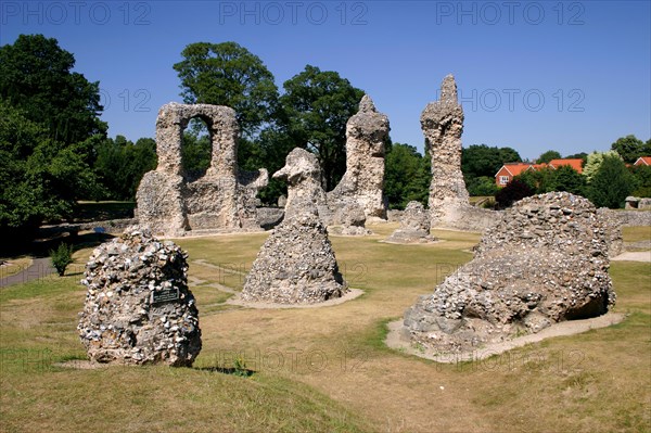 Abbey Ruins, Bury St Edmunds, England.