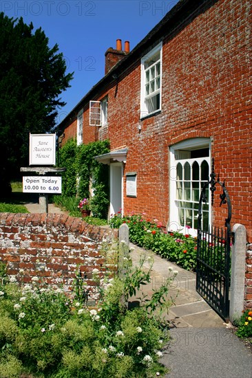 Jane Austen's House, Hampshire, England.