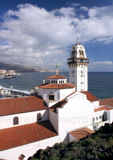 Church and bay, Candelaria, Tenerife, 2007.