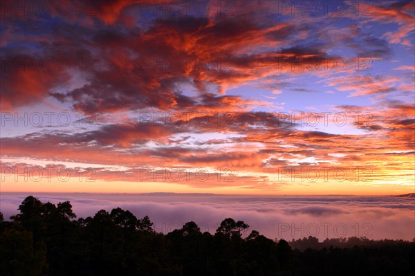 Sunset, Parque Nacional del Teide, Tenerife, Canary Islands, 2007.