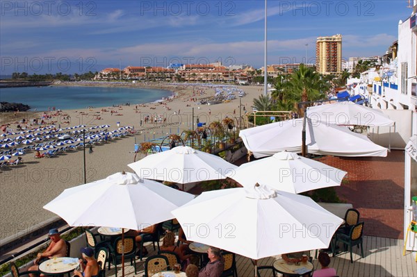 Beachfront bar, Playa de las Vistas, Los Cristianos, Tenerife, Canary Islands, 2007.