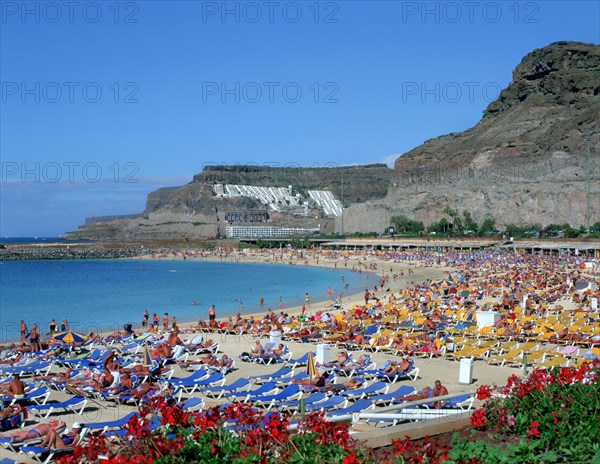 Playa del Amadores, Gran Canaria, Canary Islands.