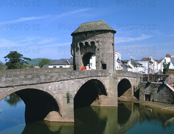 Narrow Bridge, Monmouth, Monmouthshire, Wales.