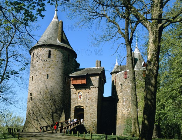 Castell Coch, Tongwynlais, near Cardiff, Wales.