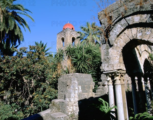 Church of San Giovanni degli Eremiti, Palermo, Sicily, Italy.