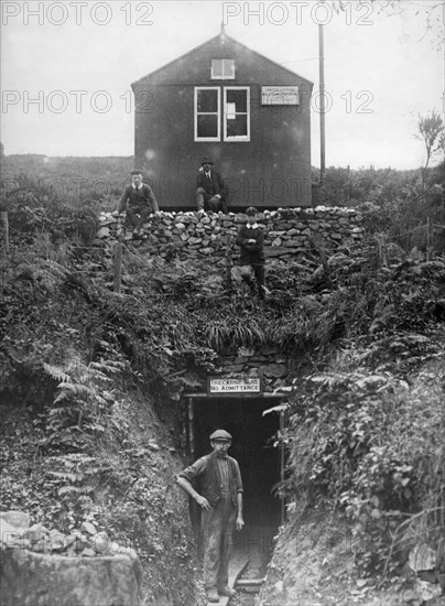 Trecarne Mine, Cornwall, c1900-1929(?). Artist: Unknown