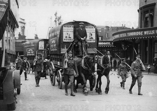 Escort party, c1910s(?). Artist: Unknown