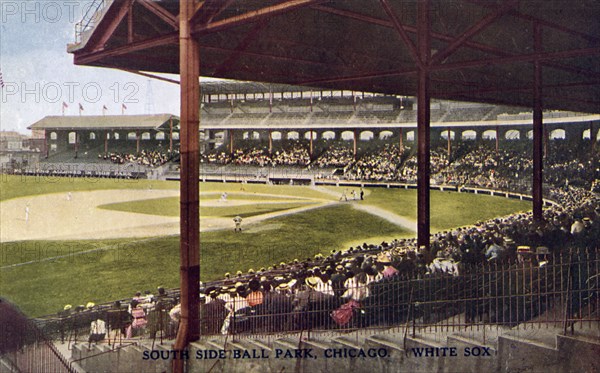 South Side Ball Park, Chicago, Illinois, USA, 1915. Artist: Unknown