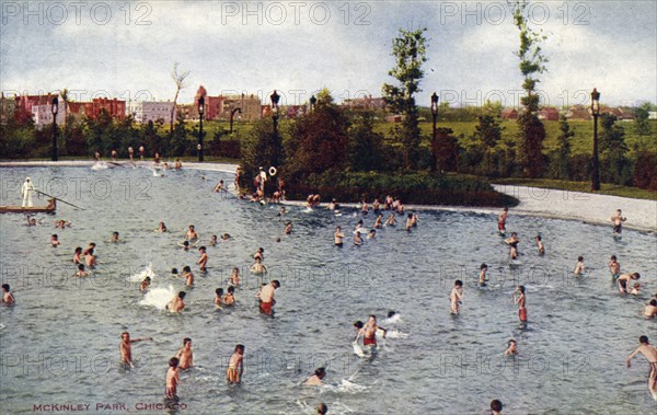 McKinley Park, Chicago, Illinois, USA, 1915. Artist: Unknown
