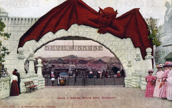 Devil's Gorge, White City, Chicago, Illinois, USA, 1908. Artist: Unknown