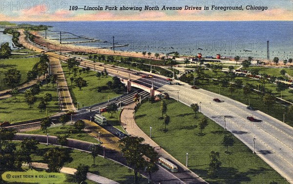 Lincoln Park, Chicago, Illinois, USA, 1941. Artist: Unknown