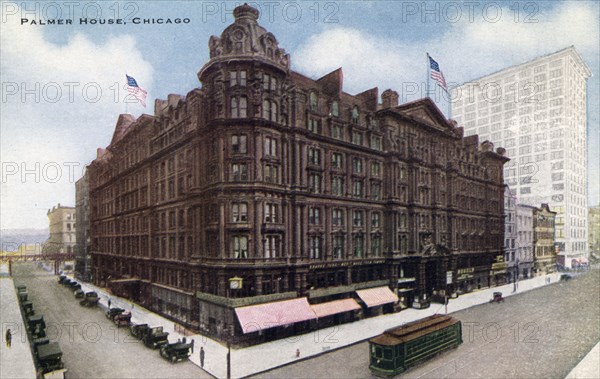 Palmer House, Chicago, Illinois, USA, 1910. Artist: Unknown