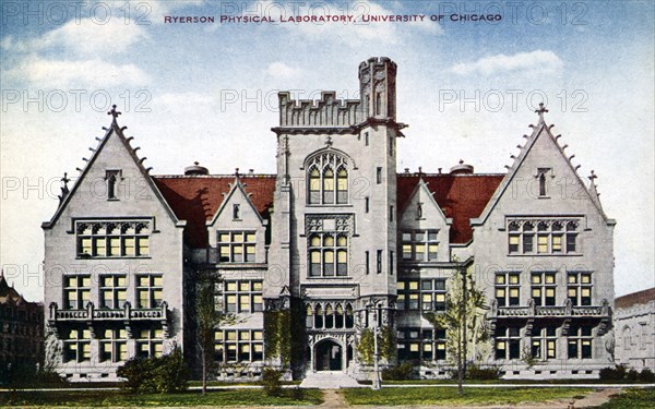 Ryerson Physical Laboratory, University of Chicago, Illinois, 1910. Artist: Unknown