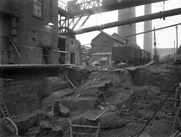 Silverwood Colliery modernisation, South Yorkshire, 1955.  Artist: Michael Walters