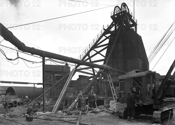 Markham Main Colliery, Doncaster, South Yorkshire, 1956. Artist: Michael Walters