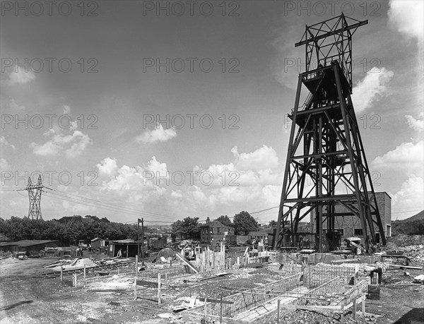 The new headgear at Kilnhurst colliery, South Yorkshire, 1957. Artist: Michael Walters