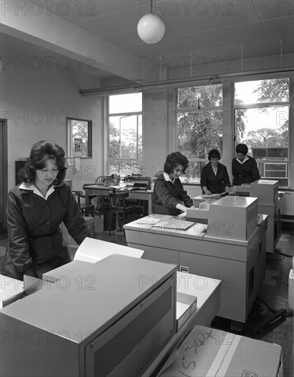 British Steel staff using the latest Rank Xerox copiers, Rotherham, South Yorkshire, 1962. Artist: Michael Walters