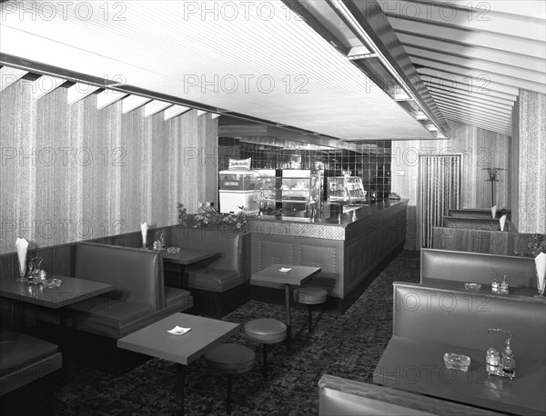 Interior of the 'Wishing Well' cafe, South Yorkshire, 1960s. Artist: Michael Walters