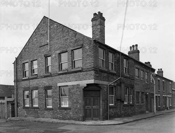 Row of offices, Mexborough, South Yorkshire, 1963. Artist: Michael Walters