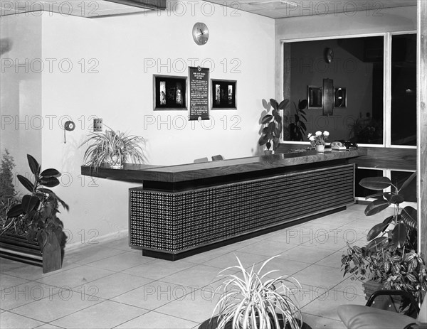 Newly refurbished reception, Park Gate Iron and Steel Co, Rotherham, South Yorkshire, 1966. Artist: Michael Walters
