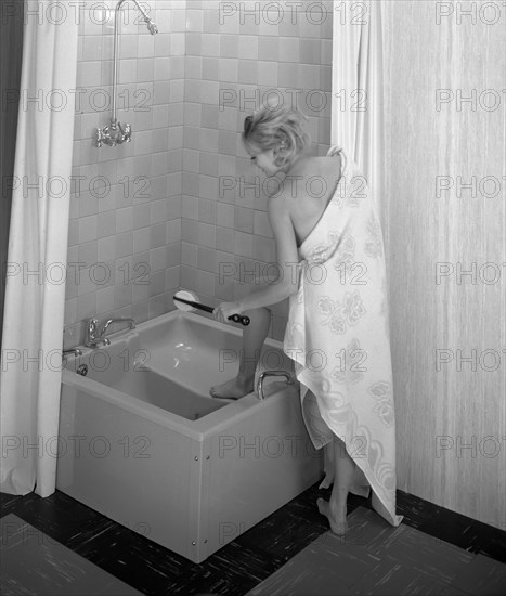 The Imperial bath and shower unit from Heatons of Rotherham, South Yorkshire, 1966. Artist: Michael Walters