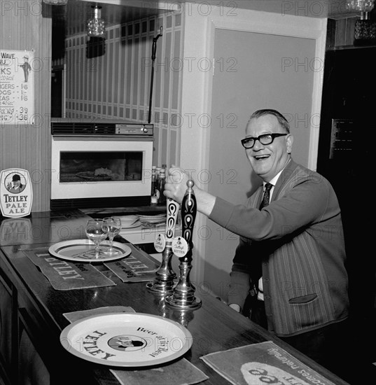 Pub landlord, Mexborough, South Yorkshire, 1968. Artist: Michael Walters