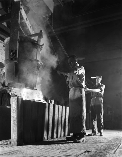 Teeming iron in the Steel City, Sheffield, South Yorkshire, 1963.  Artist: Michael Walters