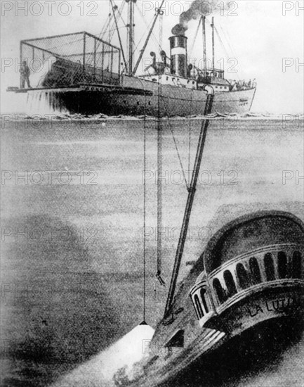 Sunken treasure detector, 1911. Artist: Unknown