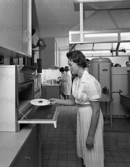 Experimental catering kitchen, Batchelors Foods, Sheffield, South Yorkshire, 1966. Artist: Michael Walters