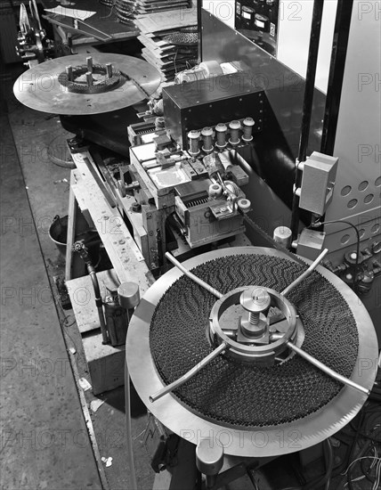 Coiled log saw blade, Spear & Jackson, Sheffield, South Yorkshire, 1966. Artist: Michael Walters