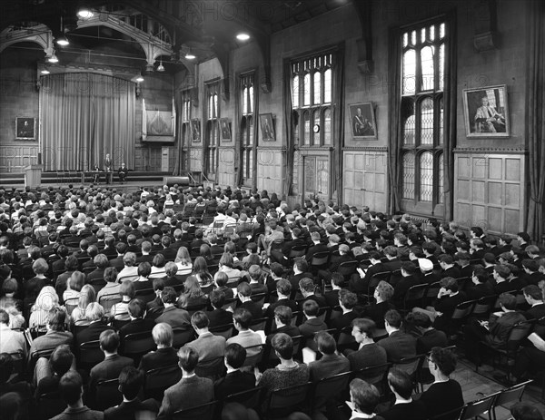 Sixth form conference, Sheffield University, Sheffield, South Yorkshire, 1967. Artist: Michael Walters