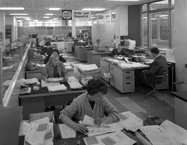 Order and dispatch office, Stanley Tools, Sheffield, South Yorkshire, 1967. Artist: Michael Walters