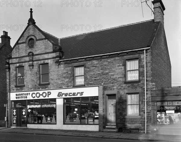 Barnsley Co-op, Stairfoot branch exterior, South Yorkshire, 1961. Artist: Michael Walters