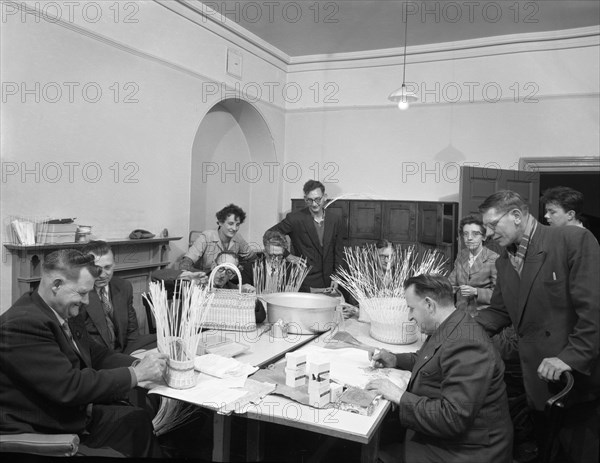 Retraining at a paraplegic centre in Pontefract, West Yorkshire, 1960. Artist: Michael Walters