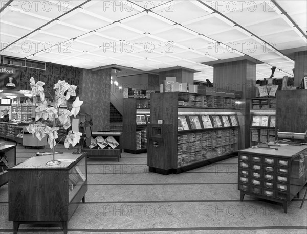 Barnsley Co-operative society, men's tailoring department, South Yorkshire, 1960. Artist: Michael Walters